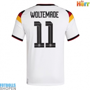 Billiga Tyskland Nick Woltemade #11 Hemmatröja VM 2026 Kortärmad